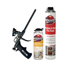 1fgc1sg-32oz-2p-m Kraken Bond 810108229070 Pro Window And Door Gap Filler 32oz Low Expansion Gun Foam 1 Pack Set