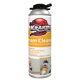 Kraken Bond 850036155843 Spray Foam Cleaner - 1x12.3oz Polyurethane Insulation D