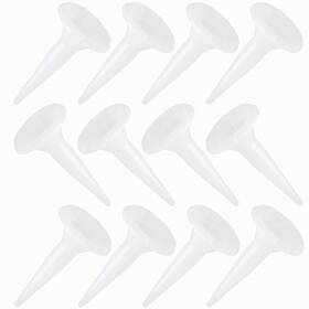 Kyuionty210630-0002 Kyuionty 12pcs Caulking Nozzle Cones Nozzles For Sausage Gun Epoxy White