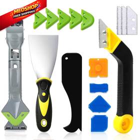 Mf-gj16 Labofic Silicone Caulking Tool Kit 5 In 1 Green -