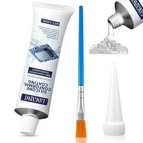 Dzgj-1 Langxinst 100ml Conformal Coating For Electronics Silicone Adhesive Sealant Transparen