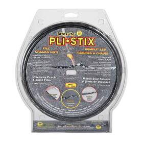 Latex-ite 313092217264 Driveway Crack Joint Filler Concrete Sealer Repair 60 Ft. Fast Set Black Small