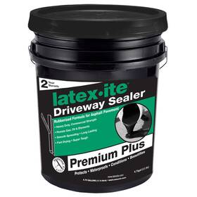 31850 Latex-ite Premium Plus Black Asphalt Driveway Sealer 4.75 Gal. - Total Qty 1