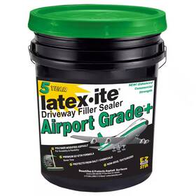 Latex-ite 445032142152 Airport Grade Driveway Filler Sealant - 4.75 Gallon Premium Quality