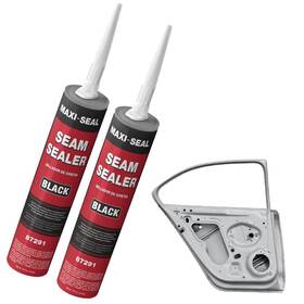 87291 Lauco Maxi-seal Black Polyurethane Seam Sealer 2-pack 10.5oz Tube Durable &