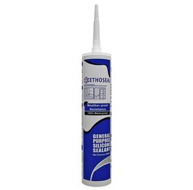 Lavo Bath 702840594106 Clear Ethoseal Waterproof Caulk And Sealant 100% Rtv Silicone 10oz Car