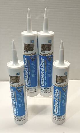 Lc-130 Liquid Nails Super Caulk 10.1 Oz. White Interior And Exterior Window Door