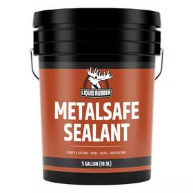 Liquid Rubber 313030959942 Metalsafe Roof Sealant 5 Gal. Waterproof Coating For Metal And Low-sl