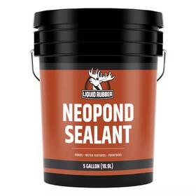 Liquid Rubber 313098350378 Neopond Sealant 5 Gal. Black Waterproof Pond Sealer - Fish And Plant Safe Coating