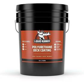 46001us Liquid Rubber Polyurethane Deck Coating Textured White 4 Gallon
