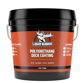 Liquid Rubber 628421150014 Smooth Polyurethane Deck Coating - Solar Protection Sealan