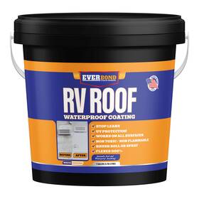 Liquid Rubber 726084197350 Rv Roof Coating -liquid Paintable - 1 Gallon White