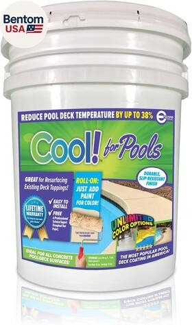 Eck-1  Llc Cool Decking Pool Deck Paint - Coating For Concrete And Decks Waterproof Concr