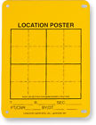Location Poster Nutron Nameplate Aluminum Pack Of