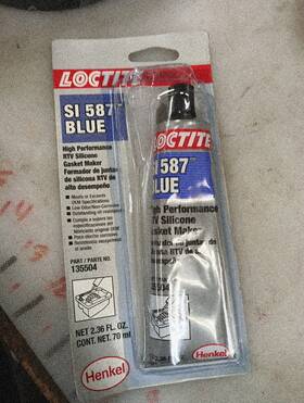Loctite 079340374652 Si 587 Rtv Blue Silicone Gasket Maker 70 Ml Tube 835