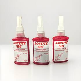 135492 Loctite 3 Bottles Of 569 Thread Sealant Brown Liquid 50ml Bottle