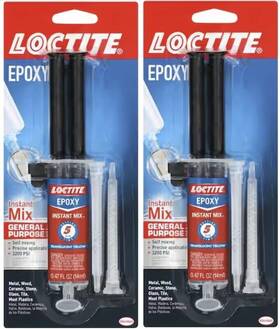 1365868 Loctite 2 Part Epoxy Instant Mix 5 Minute Syringe Adhesive -pack Of