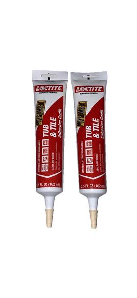 20336-c11-1 Loctite D1 2x Polyseamseal Tub And Tile White Adhesive Caulk 5.5 Cartridges