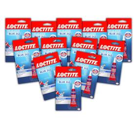 209728 Loctite Threadlocker Blue 242 - Removable Thread Lock Glue For Nuts 12 Pack