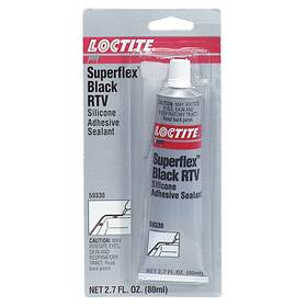 442-59330 Loctite Superflex Rtv Silicone Adhesive Sealant 80ml Black 59330