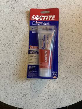 Loctite 445017884855 Power Grab Ultimate Instant 2.7 Oz. Smp Construction Adhesive Crystal Clear