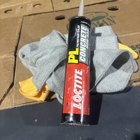 689374 Loctite Pl Polyurethane Sealant Concrete Non-sag Gray Foundations Walls Masonry