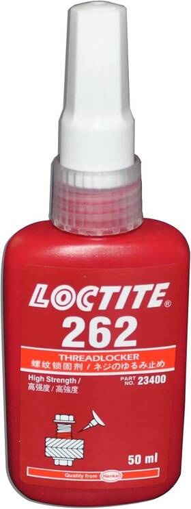 Lo-262 Loctite 262 High Strength Threadlocker Liquid - 50 Ml
