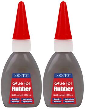 Looctot 756593186798 Black Rubber Gluerubber Cementglue For Products Repairbonding Between