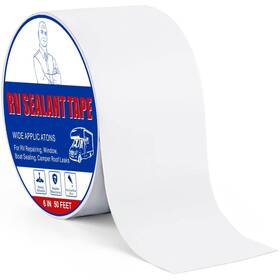 Ls004 Losrik Rv Roof Sealant Tape 6 Inch X 50 Feet Repair White Waterproof Seal T