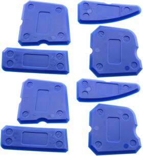 Ctssftsf-b-8 Luorng Caulk Tool 2set 8pcs Sealant Silicone Finishing Spreader Blue