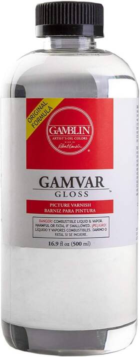 Gb10516 Macpherson Gamblin Gamvar Pict Varnish 16.9 Oz Glossorm-d