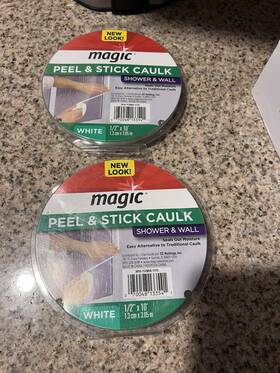 3010-71280a-1115 Magic 2 Packs Peel And Stick Caulk 1/2 Inch By 10 Each