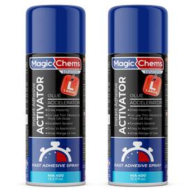 Ma400-2 Magic Chems Ca Glue Accelerator Spray 2 X 13.5 Fl Oz Cyanoacrylate Super Accelera