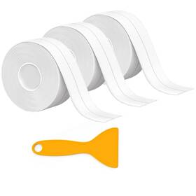 Mqct001 Maoqian 3 Roll Caulk Tape 1.5 Inch X 10.5ft Self Adhesive Strip With Sealing Tool