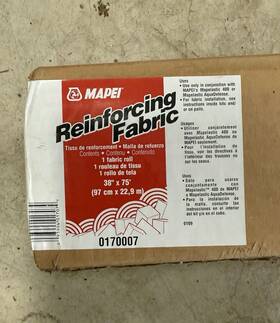 0170007 Mapei Reinforcing Fabric Roll 38 Inch X 75 Tile And Construction Model