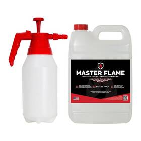 Master Fx Inc. 686461021695 Flame - Fire Retardant Spray On Application 1 Gallon With Pump Spr