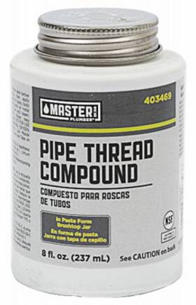 29045 Master Plumber 12 Pack - Gray Pipe Thread Compound 8-oz