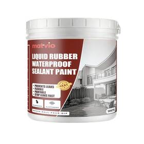 Matvio 313054019035 White Rv Roof Coating - Solar Reflective Liquid Rubber Waterproof Sealant Uv &