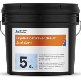 Mckinnon Materials 883786602794 Concrete Paver Sealer 5gl Penetrating High Gloss Wet Look Outdoor/
