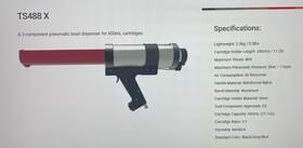 600mll Medmix Ts488 X 2 Component Pneumatic Bead Dispenser For Cartridges