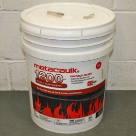 66379 Metacaulk Rectorseal 1200 Firestop Sealant 5 Gallon Fire Barrier Mastic