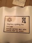 Mheac30sa-wa Signtex Lighting Replacement Battery Emergency