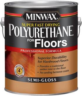 13021000 Minwax Super Fast Drying Polyurethane Protective Wood Finish Gallon