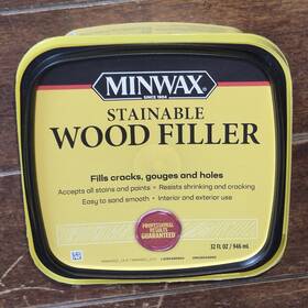 Sm428540000 Minwax Stainable Wood Filler Interior And Exterior Use 32 Fl. Oz. Tub