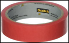 Mmm3437prd Scotch Expressions Masking Tape Yards Primary Red Pack 012301499834