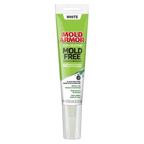 Fg573 Mold Armor 100% Silicone Free Caulk And Sealant White 5.5 Oz