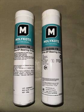 G-0050 Molykote 2pc Fm Grease White Ep Bearing 380g Each