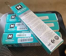 L11150 Molykote 4 Tubes Dow 111 Lubricant And Sealant 5.3 Oz. Tube Exp 04/08/2024