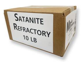 Mr Volcano 787416724903 Refractory Satanite 10 Pounds For Ceramic Blanket Lining 3200 Degree Mortar