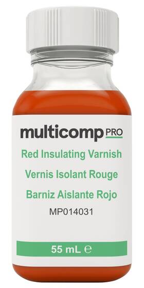014031 Multicomp Pro Insulating Varnish Red